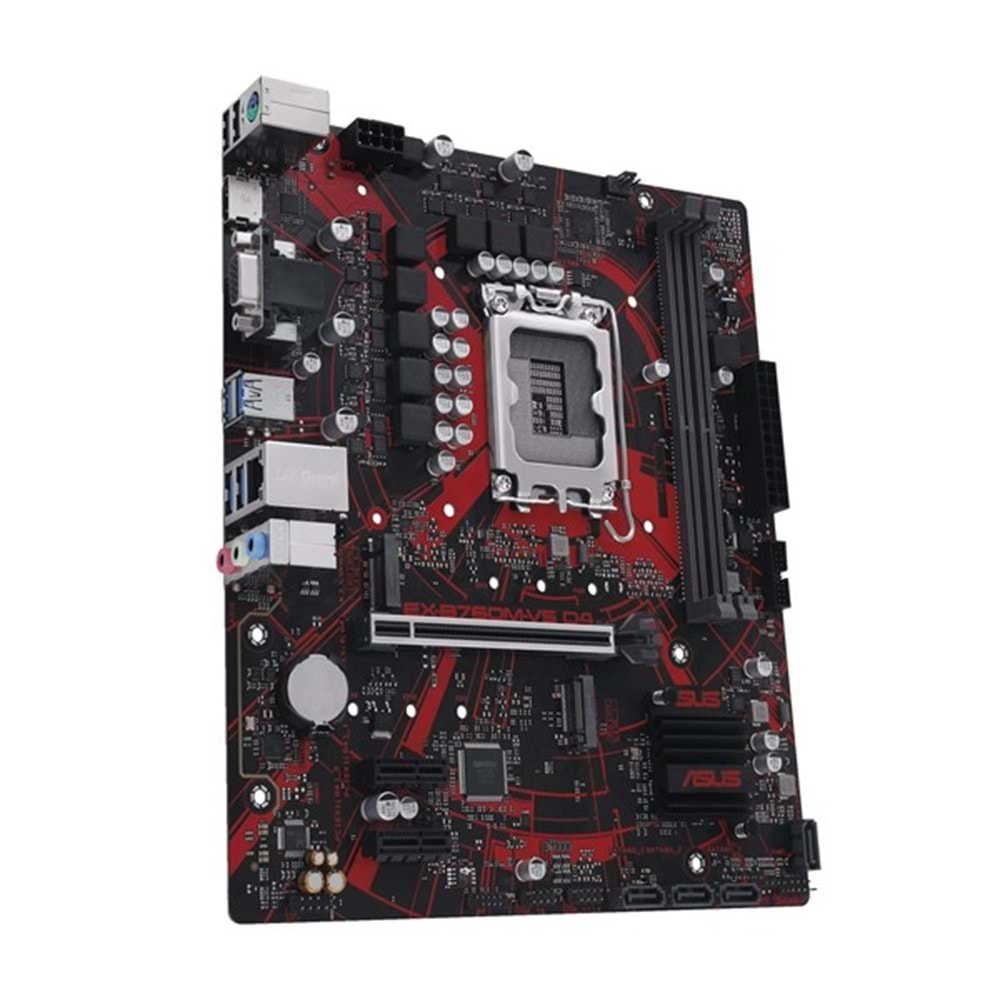 ASUS EX-B760M-V5 D4-CSM DDR4 HDMI-DP PCIE 4.0 1700p mATX KURUMSAL ANAKART