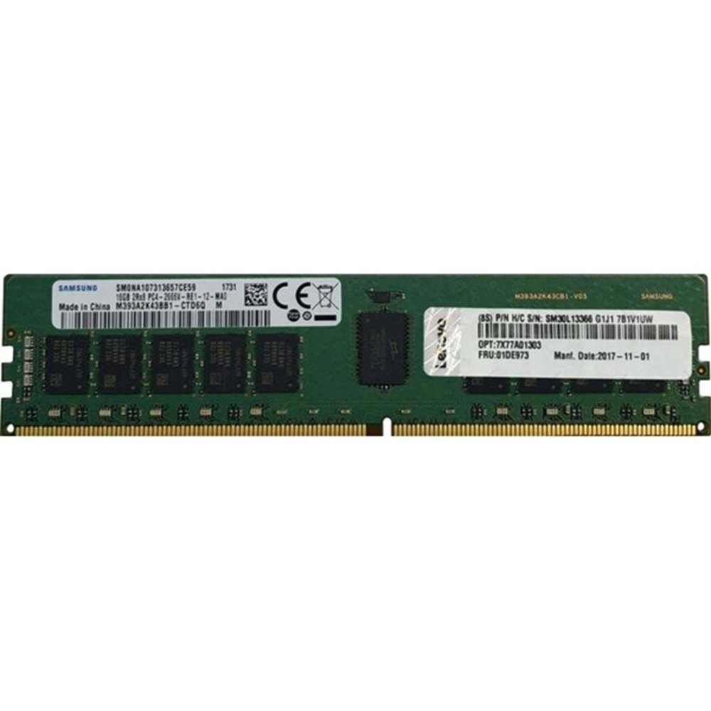 LENOVO 64GB 4X77A77032 TRUDDR5 4800MMHZ 2Rx4 10X4 RDIMM SUNUCU RAM