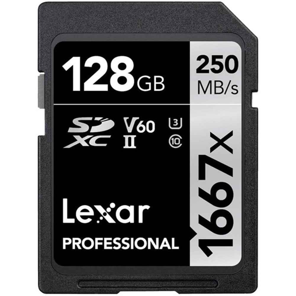 LEXAR 128GB LSD128CB1667 SDXC HAFIZA KARTI