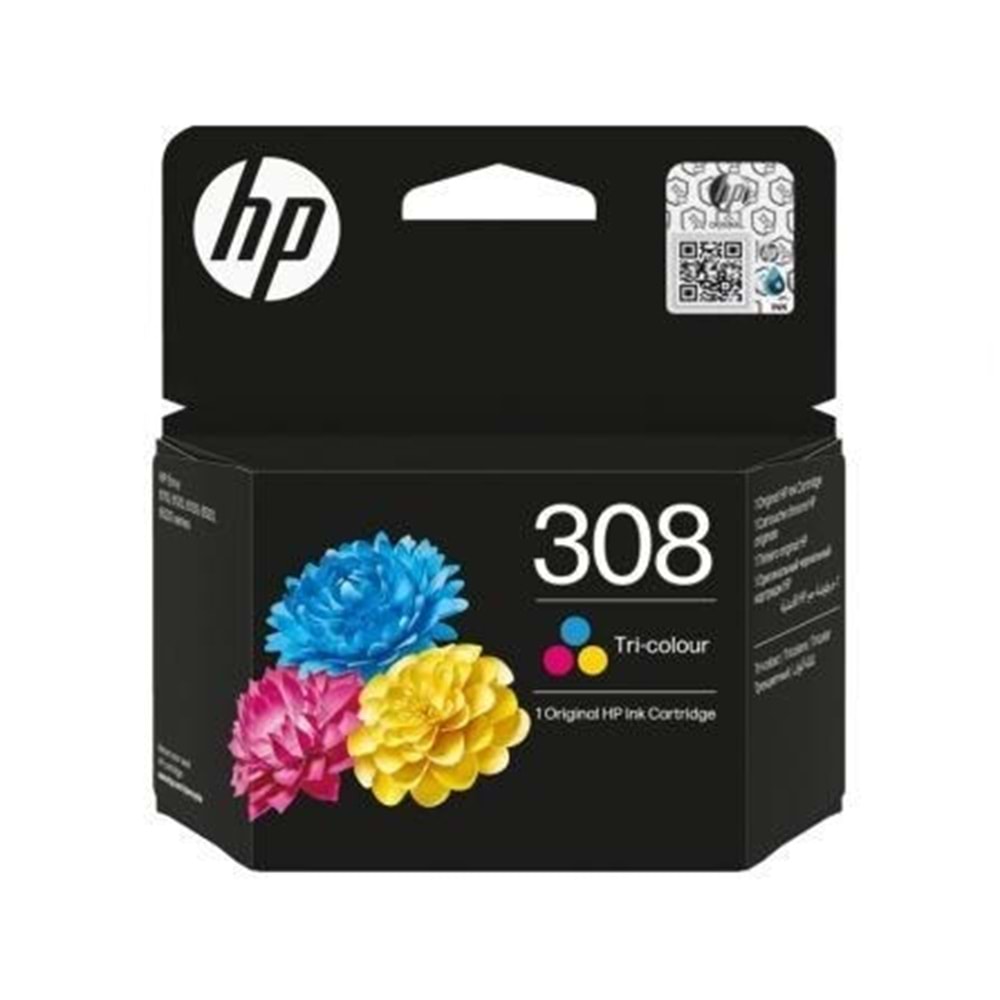 Hp 6L6S6UE (308) Siyah/Renkli Murekkep Kartusu Hp 6L6S6UE (308) Siyah/Renkli Murekkep Kartusu