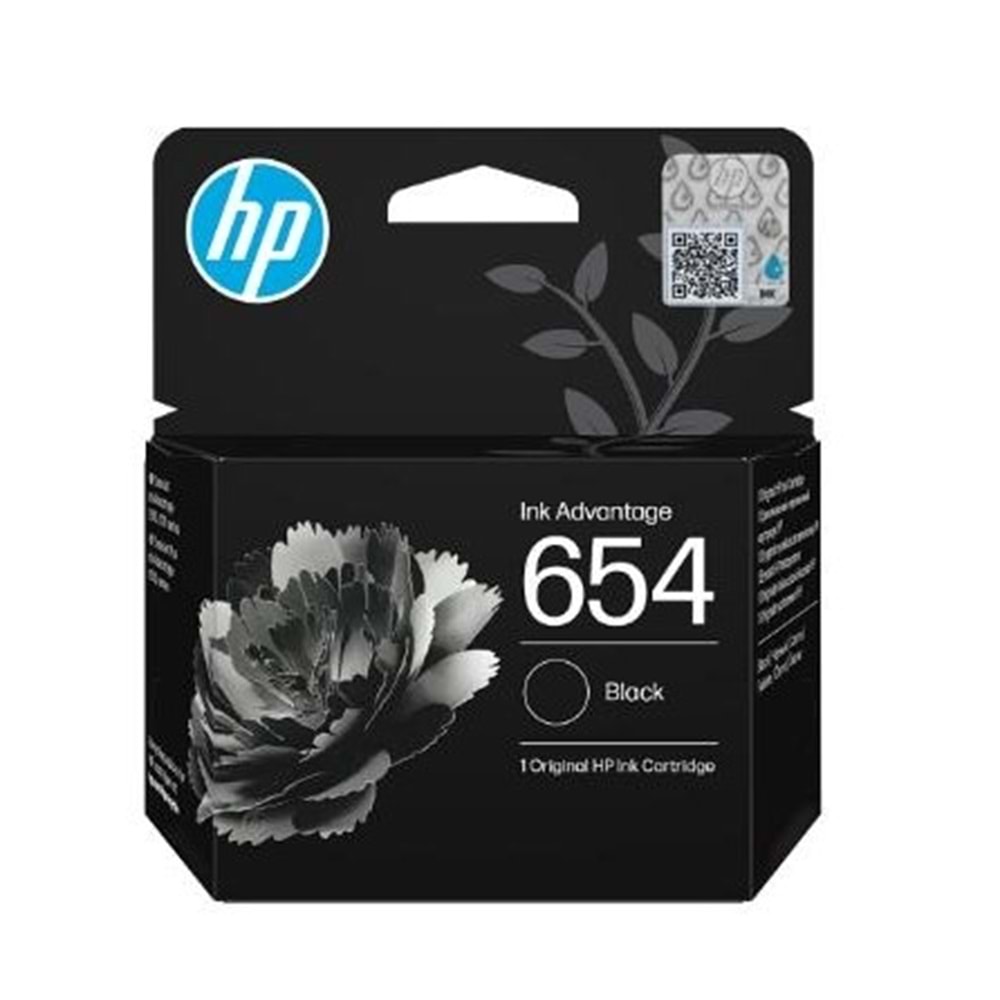 Hp 7FP39UE (654) Sıyah Kartus 400 Sayfa