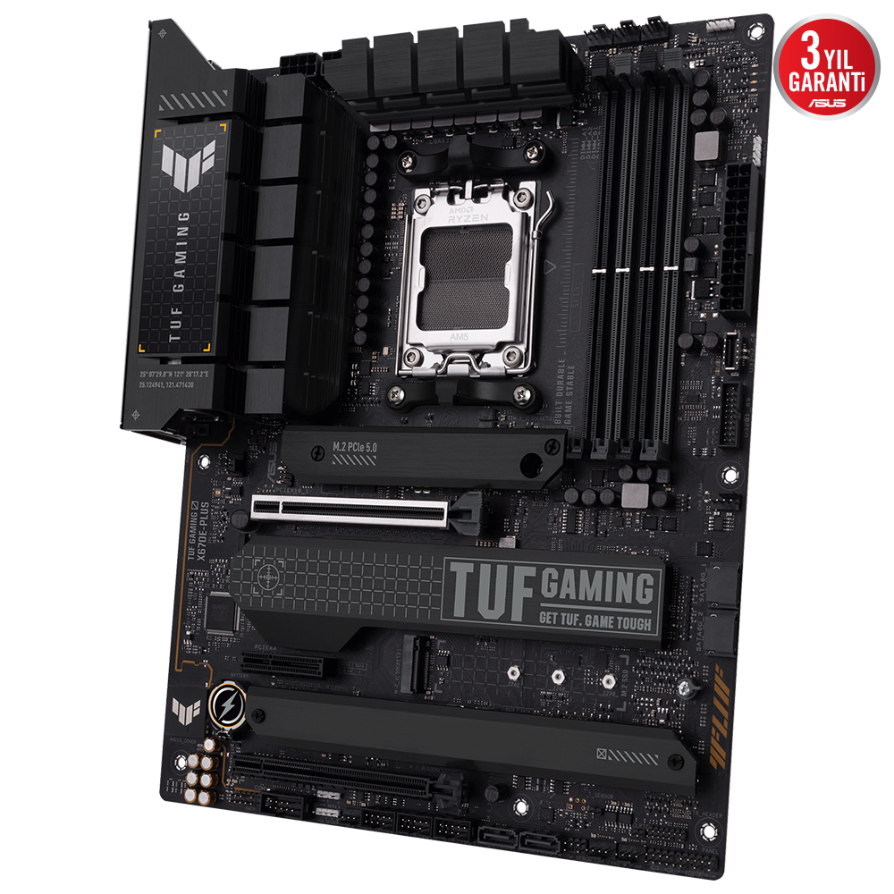 ASUS TUF GAMING X670E-PLUS DDR5 HDMI DP PCIe 16X v5.0 AM5 ATX