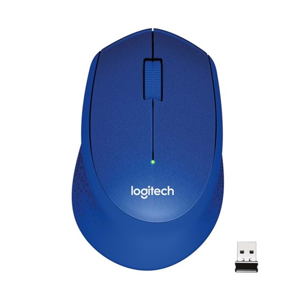 LOGITECH M330 Kablosuz Sessiz Mavi Mouse (910-004910)