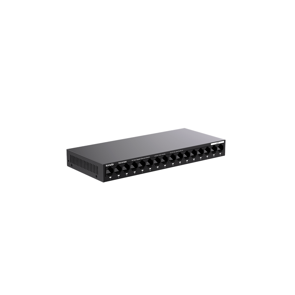 TENDA 16port GIGABIT Yönetilemez Switch Masaüstü TEG1016M