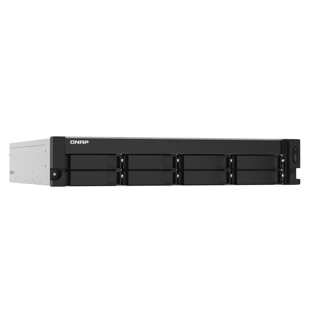 QNAP 8diskli Alpine AL324 QC-4GB RAM-10GbE Rack Nas Server TS-832PXU-RP