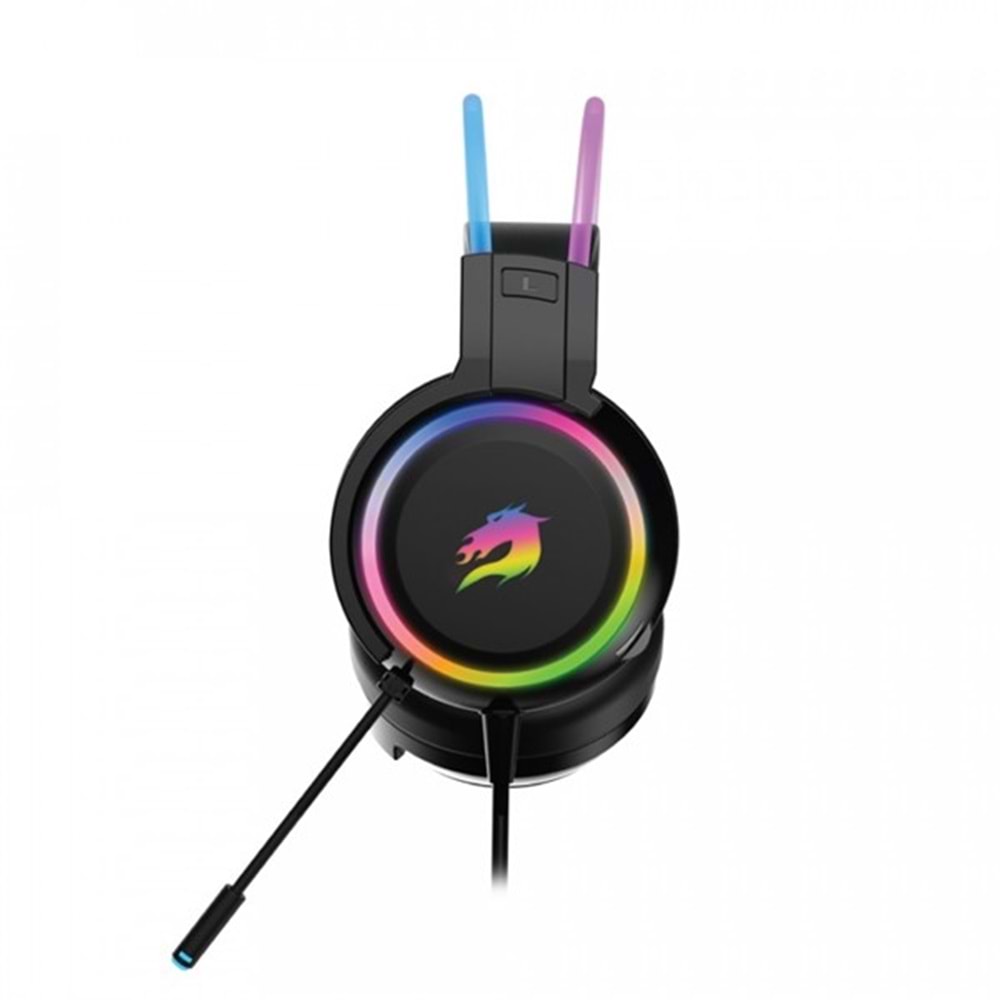 GameBooster FIREFLY 7.1 RGB Siyah Gaming Kulaklık H18L