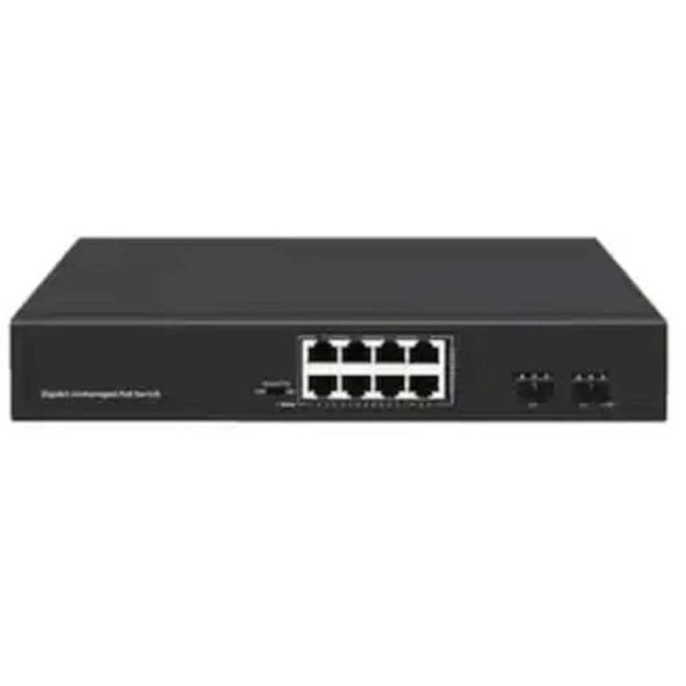ODS 8port PoE 120w 1-SFP 10/100 Yönetilemez Switch 08ODS-8P2U1S