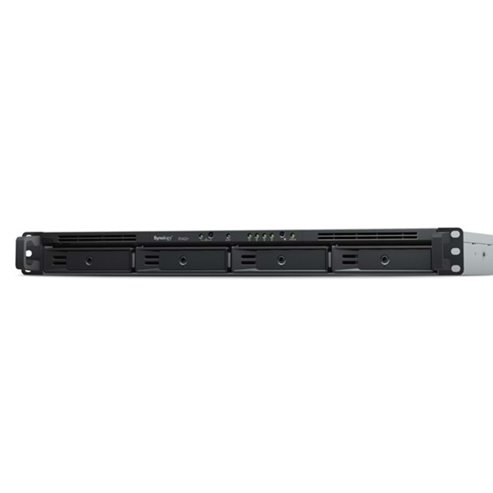 SYNOLOGY 4diskli Ryzen R1600-2GB RAM-2-Gigabit Rack Nas Server RS422 PLUS