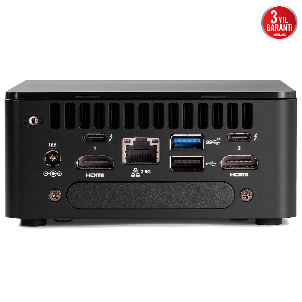 ASUS CORE i7 1260P-Ram Disk Yok-FDOS / NUC12 Pro Tall Kit RNUC12WSHI700002I 