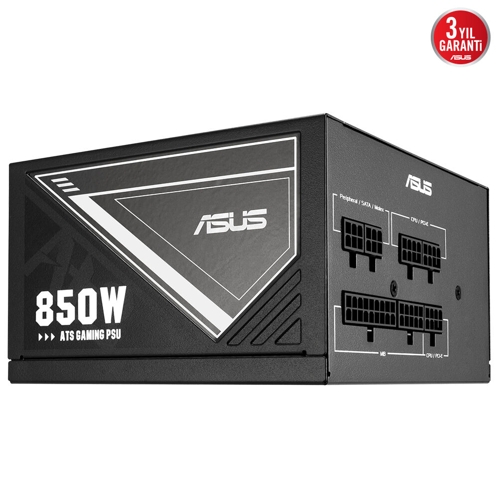 ASUS 850W 80+ GOLD 850W-ATS Tam Modüler Power Supply