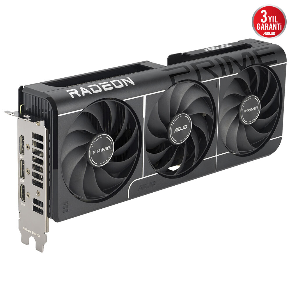ASUS 8GB Prime OC Edition PRIME-RX9060XT-O8G 128bit GDDR6 HDMI DP PCIe 5.0