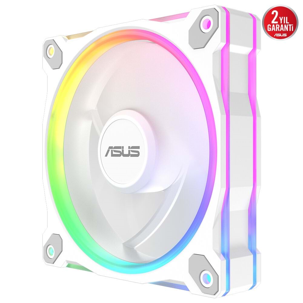 ASUS PRIME MR120 ARGB 120mm Reverse Beyaz Kasa ve Radyatör Fanı