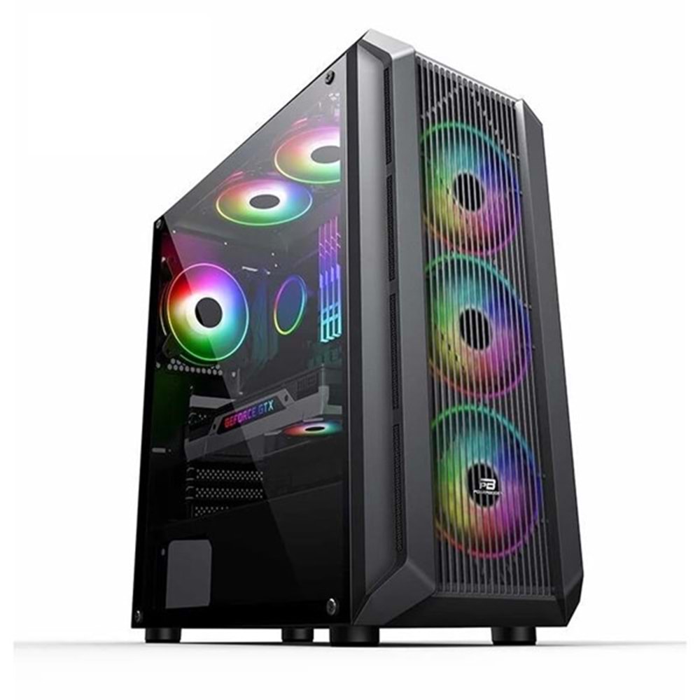 POWERBOOST PB-PH016BB GAMING E-ATX PC Kasası