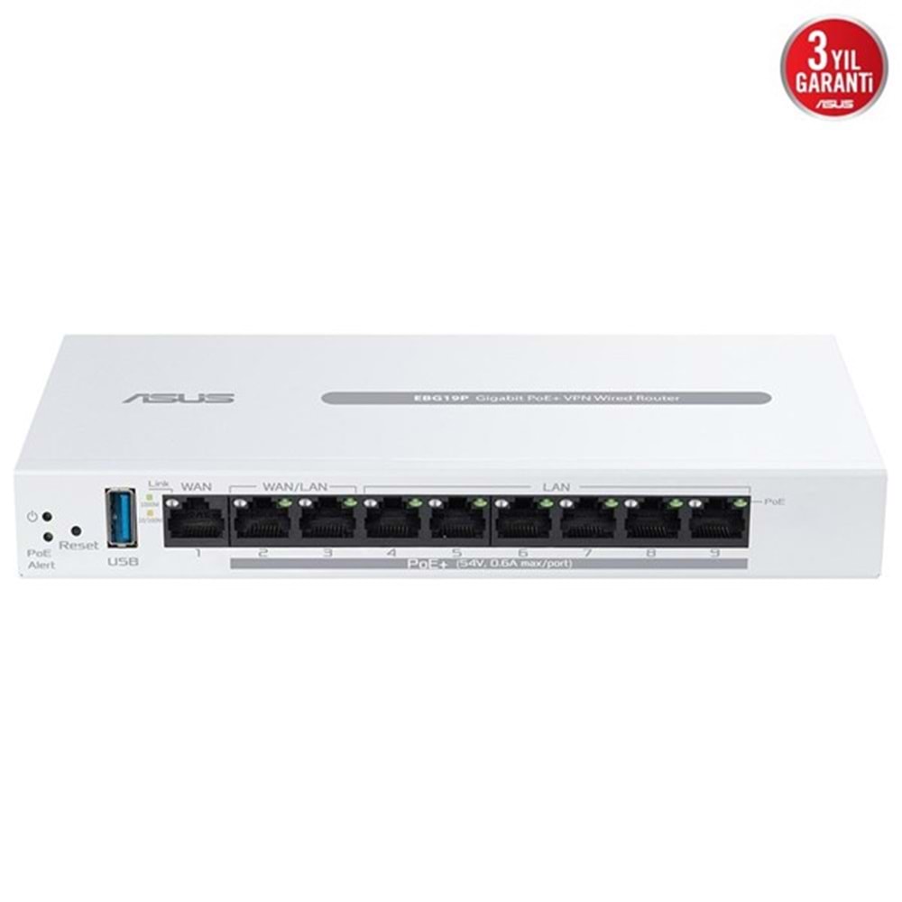 ASUS 8port Expertwıfı EBG19P Gigabit Vpn Router