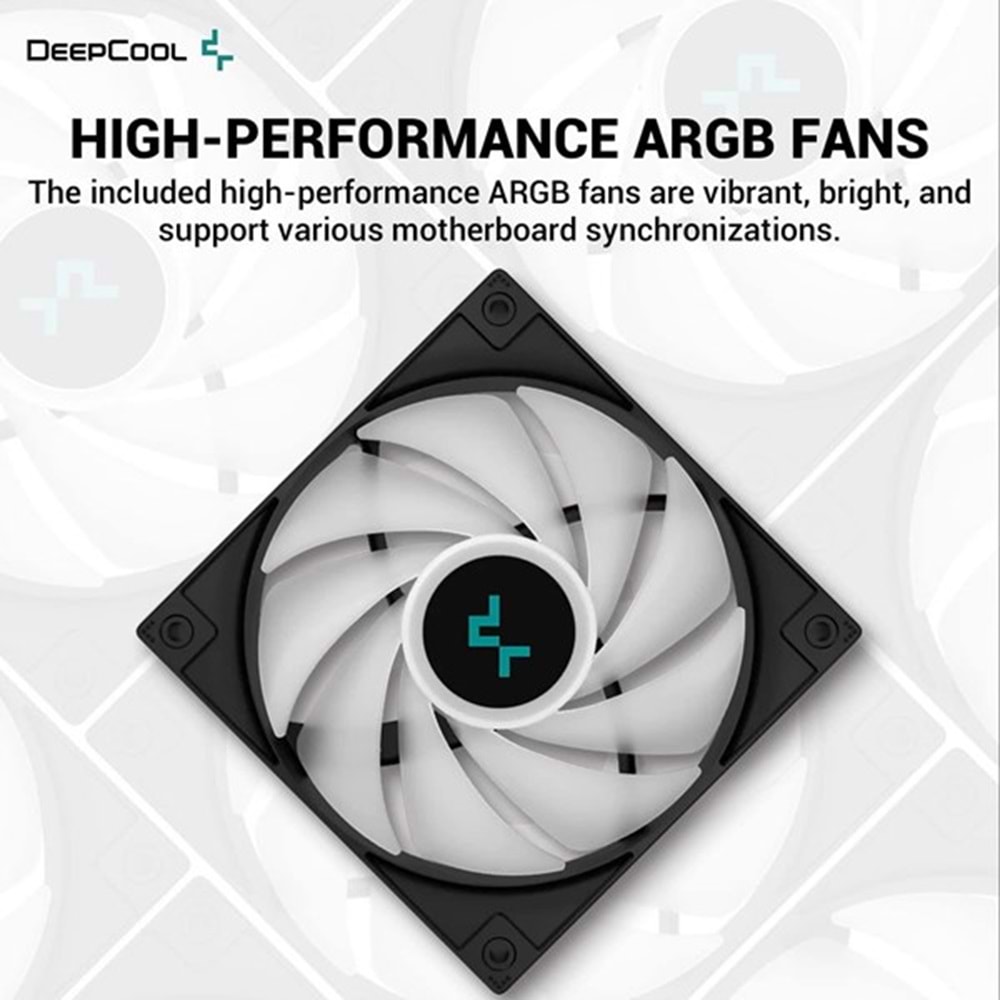 DEEPCOOL 240mm LE520 RGB Sıvı Soğutmalı AM5-1700p İşlemci Fanı
