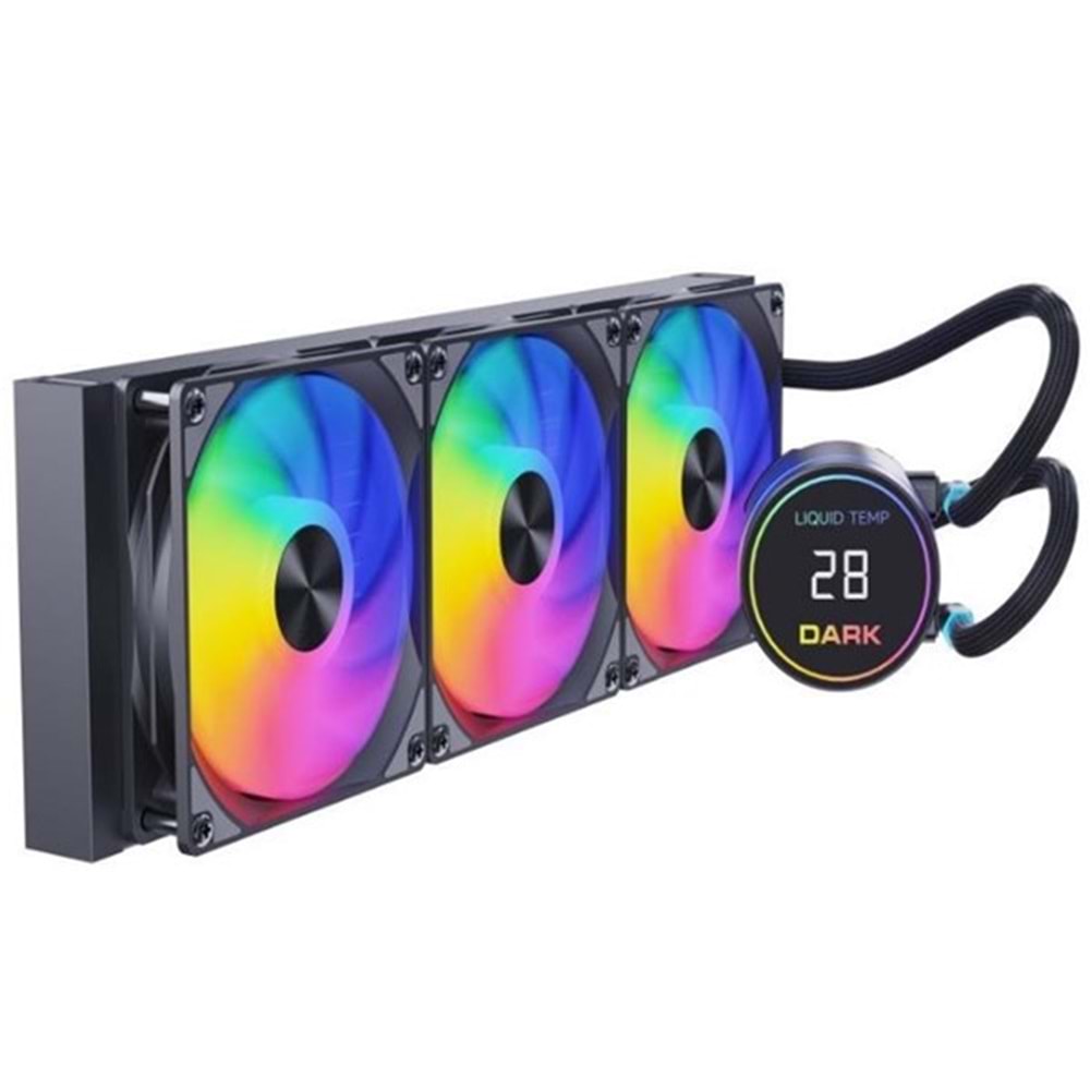 DARK 360mm FREEZER W362 DKCCW362 RGB Sıvı Soğutmalı AM5-1851p İşlemci Fanı