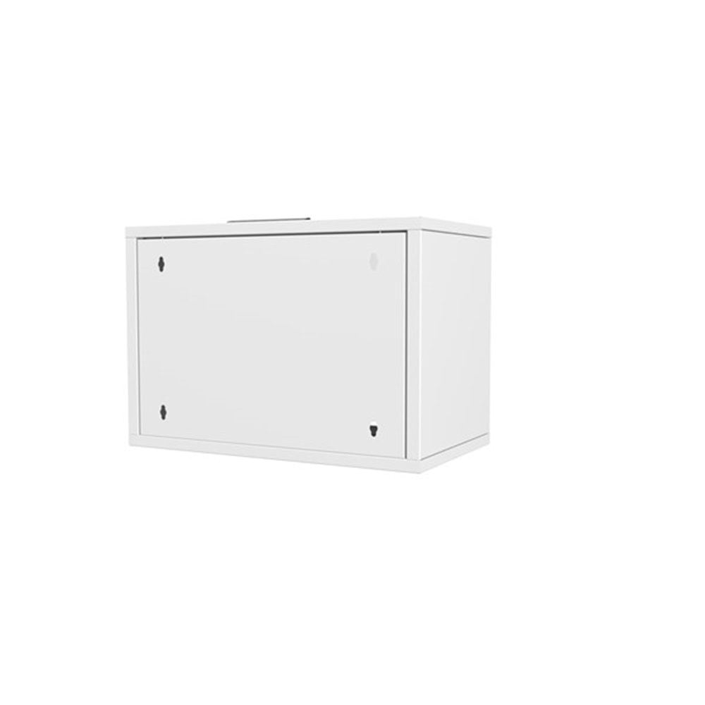 AGER 9U 600x600mm Duvar Tipi Beyaz Kabinet Demonte FLAT AG-AF09U6060B1-CBAA-A-D1