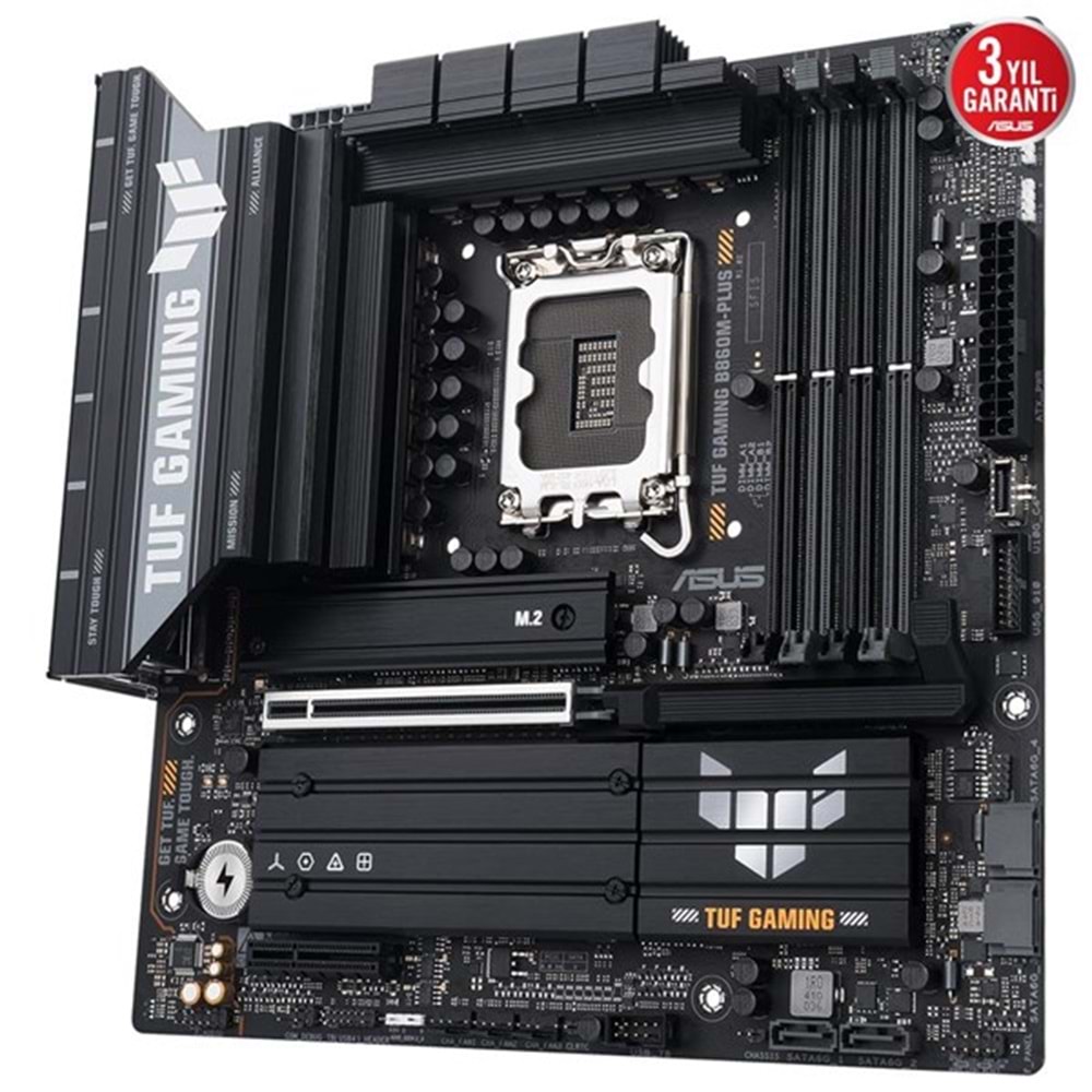 ASUS TUF GAMING B860M-PLUS DDR5 HDMI DP PCIE 5.0 1851p mATX