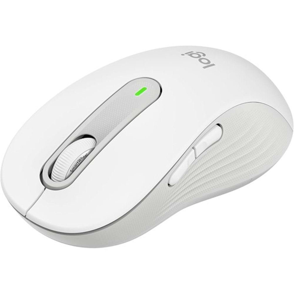 LOGITECH M650 Kablosuz + Bluetooth Beyaz Mouse (910-006238)