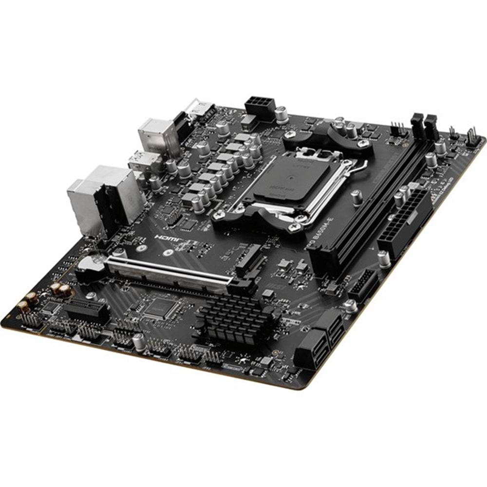MSI PRO B650M-E DDR5 HDMI PCIE 4.0 AM5 mATX