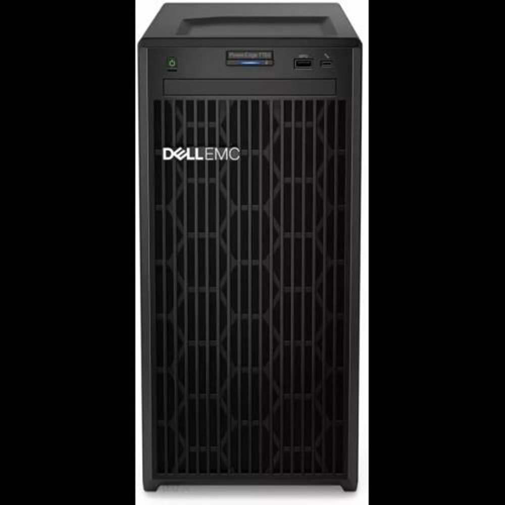 DELL T150 PET150SPL5 E-2314 16GB DDR4 ECC UDIMM-1x480GB SSD 365w 5U Tower Sunucu PERC H355 Adapter, Full Height