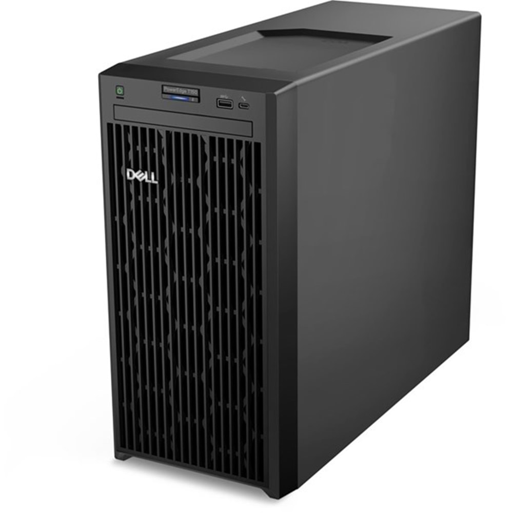 DELL T150 PET150SPL5 E-2314 16GB DDR4 ECC UDIMM-1x480GB SSD 365w 5U Tower Sunucu PERC H355 Adapter, Full Height