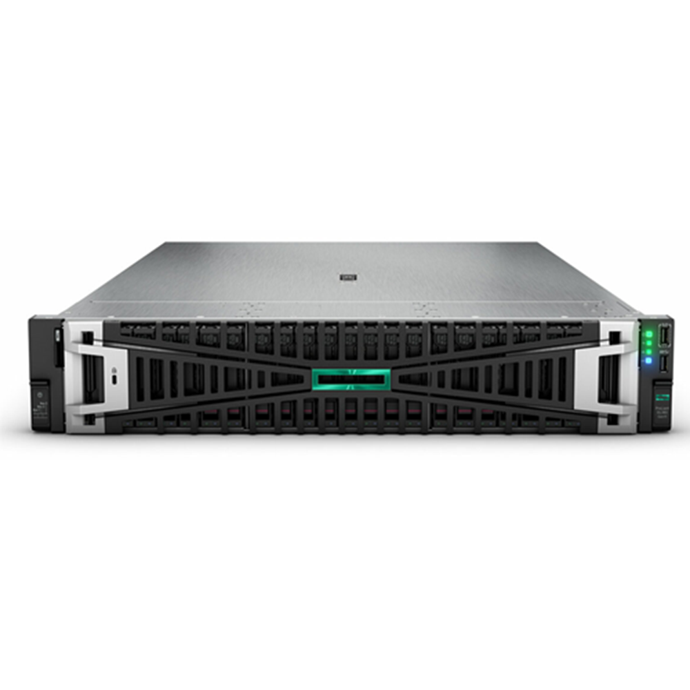 HPE SILVER 4510 DL380 GEN11 P71674-425 64GB DDR5 RDIMM-2X960GB SSD-2x1000w 2U Rack Sunucu MR408i-o 8SFF Srv