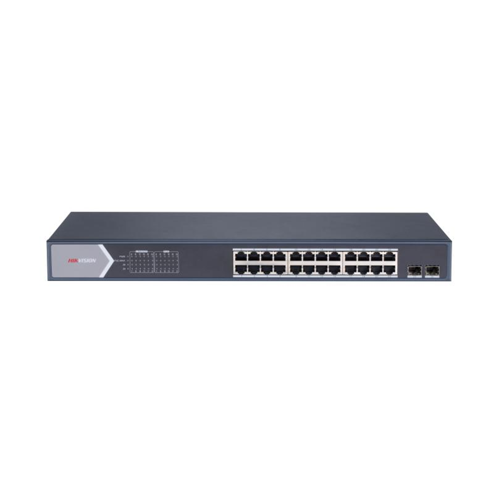 HIKVISION 24port PoE 370w 2-SFP Gigabit Yönetilebilir Switch DS-3E1526P-SI
