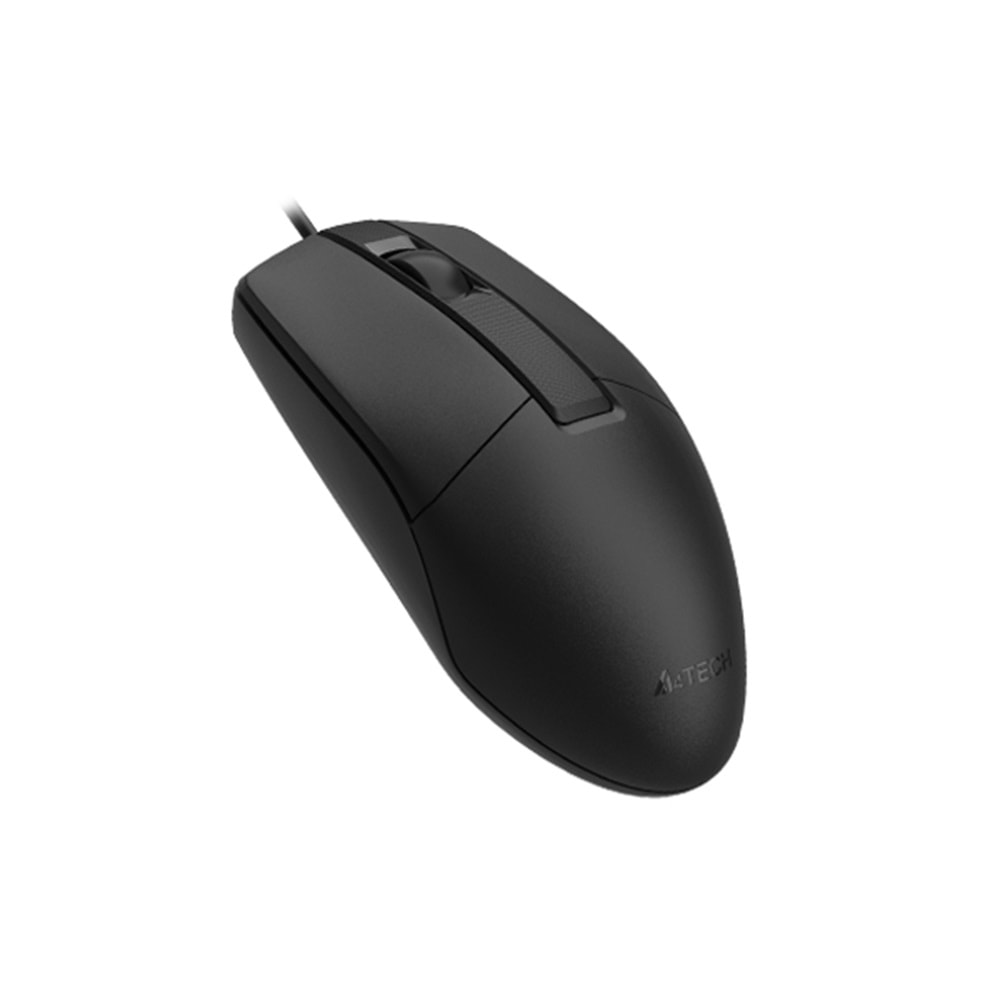A4TECH OP-330S Kablolu USB 1200dpi Sessiz Siyah Mouse