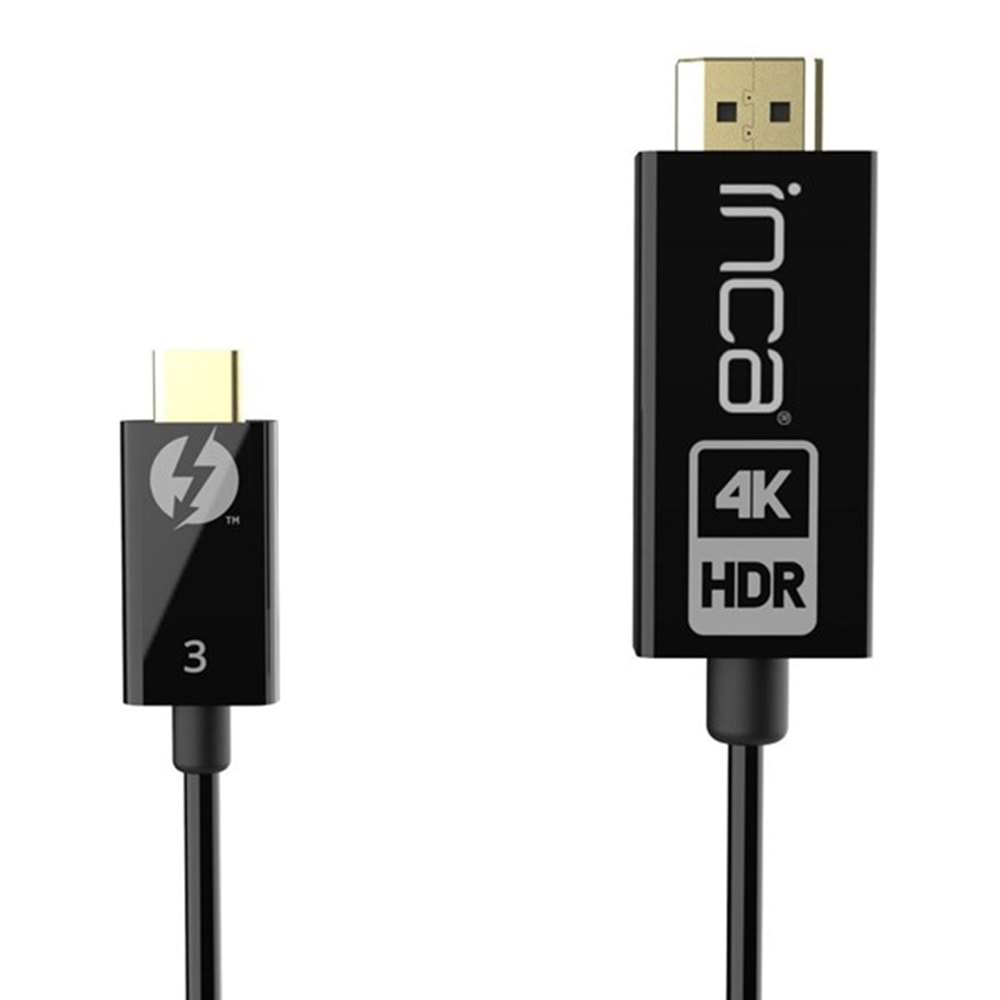 INCA 1.8metre ITCH-30 TYPE-C-HDMI Görüntü Kablosu 4K 60Hz