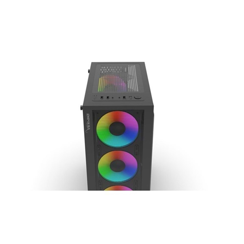 INCA 650W 80+ BRONZE EMG-15XN Gaming Mid-Tower PC Kasası ARGB Kontrolcü