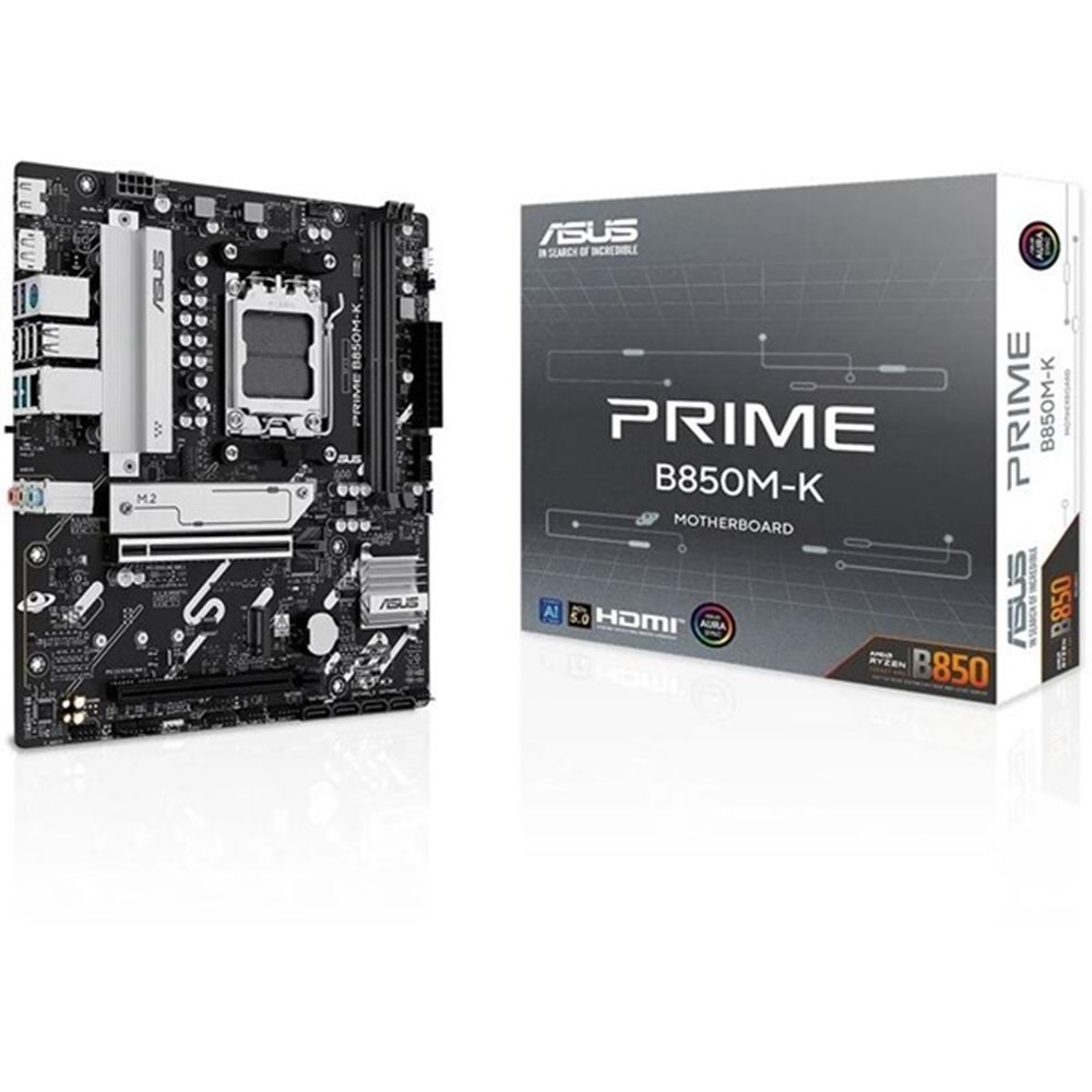 ASUS PRIME B850M-K DDR5 HDMI DP PCIE 5.0 AM5 mATX