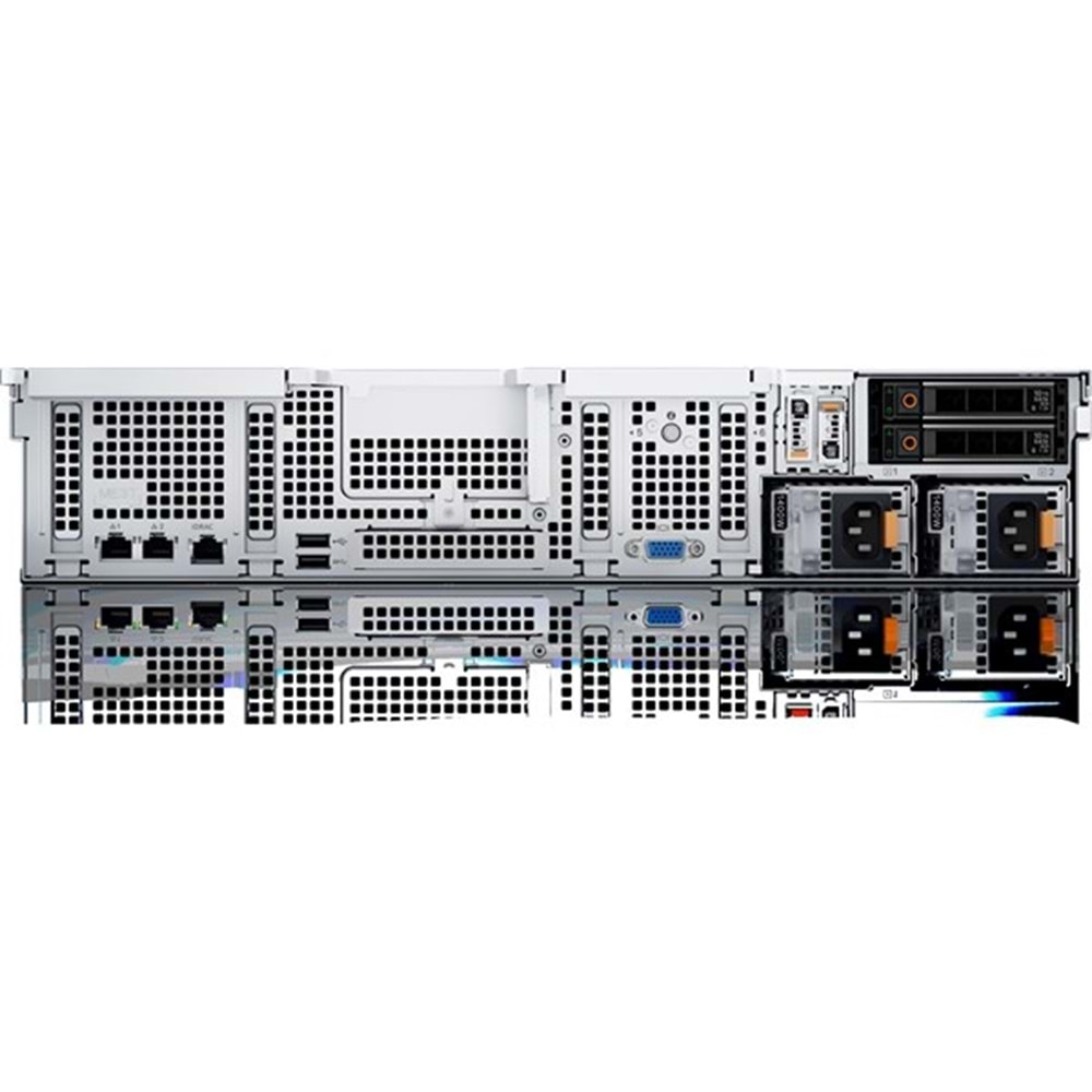 DELL 2XGOLD 5416S R760XS PER760XS5SPL-32GB DDR5 RDIMM- 2X480GB SSD-2x1100w Titanium 2U Rack Sunucu