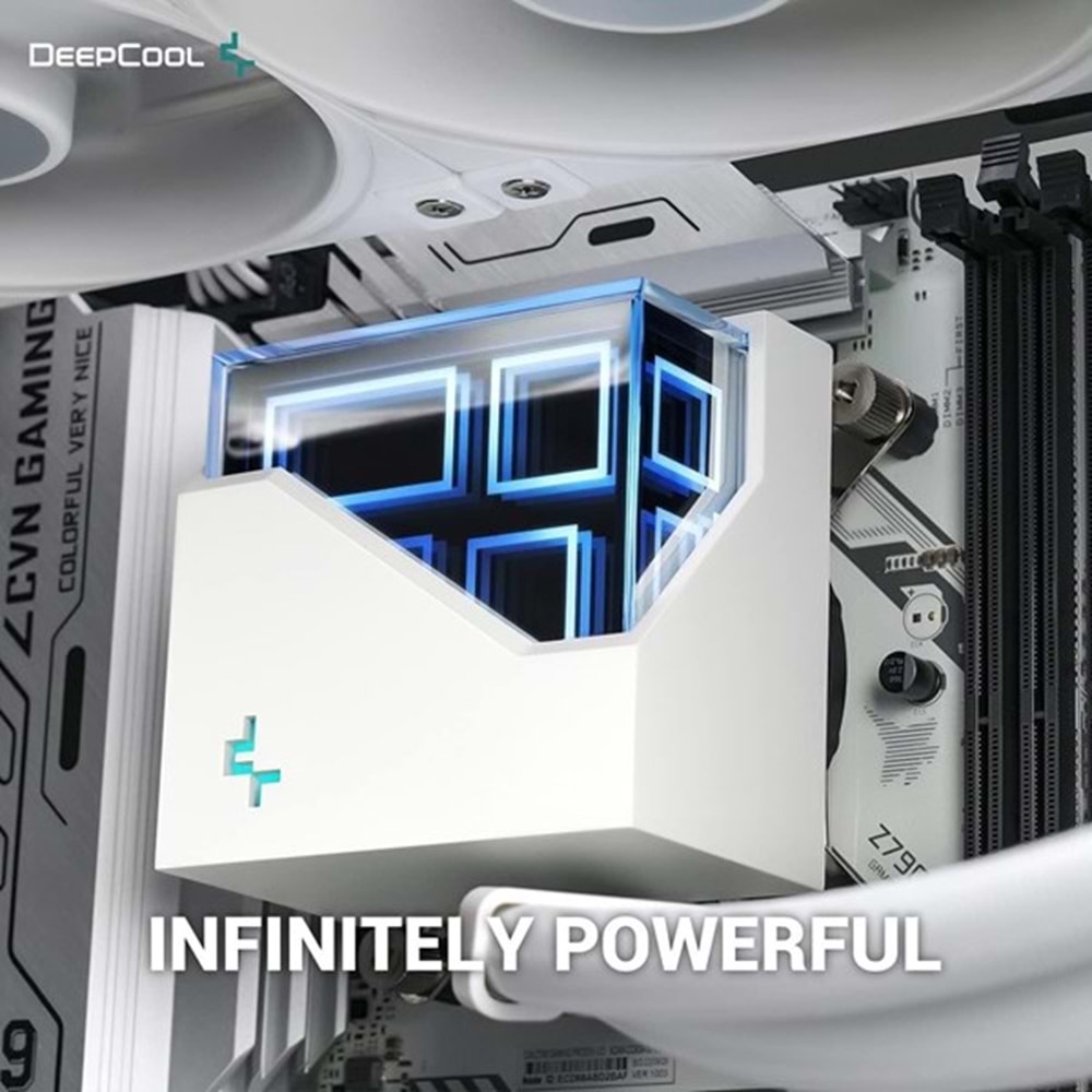 DEEPCOOL 240mm LT520-WH ARGB Sıvı Soğutmalı AM5-1700p İşlemci Fanı