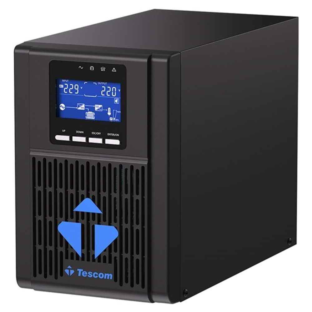 TESCOM 1kva NEOLINE 1/1 Online Ups 12v 9amper