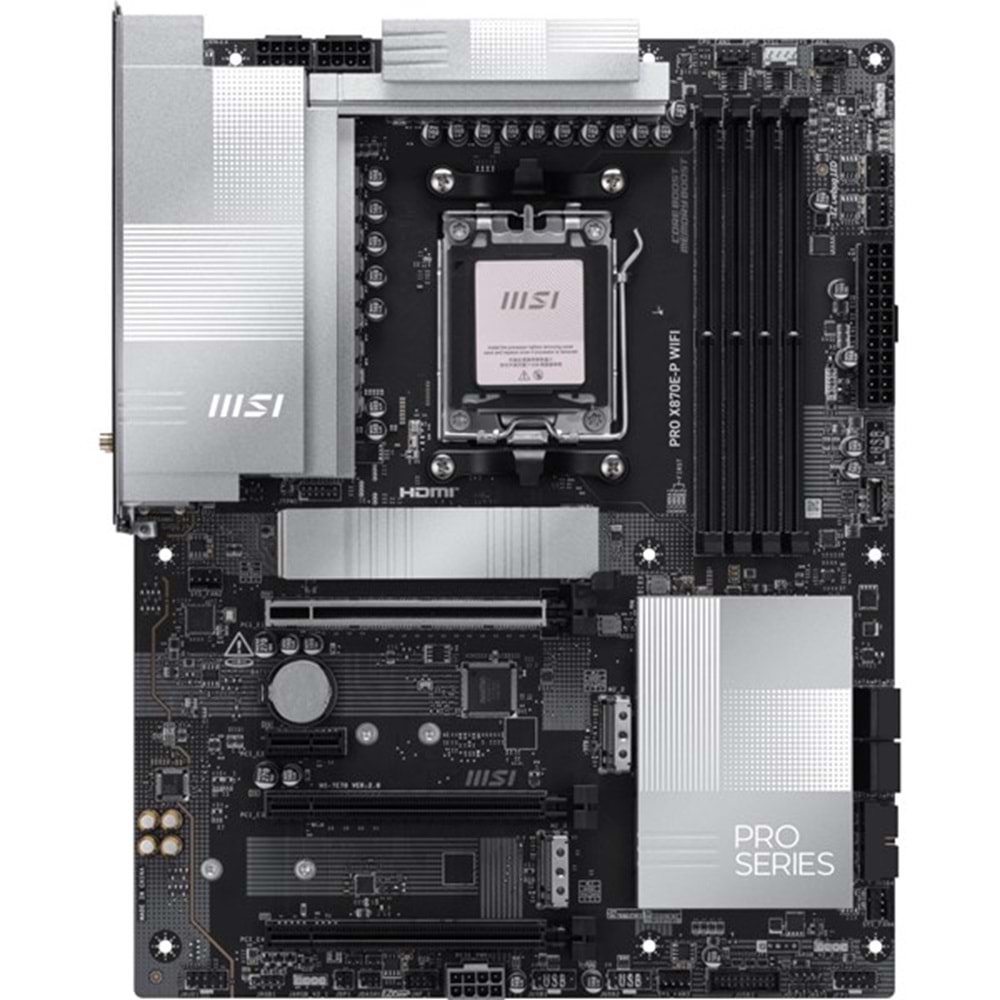 MSI PRO X870E-P WIFI7 DDR5 HDMI TYPE-C PCIE 5.0 AM5 ATX