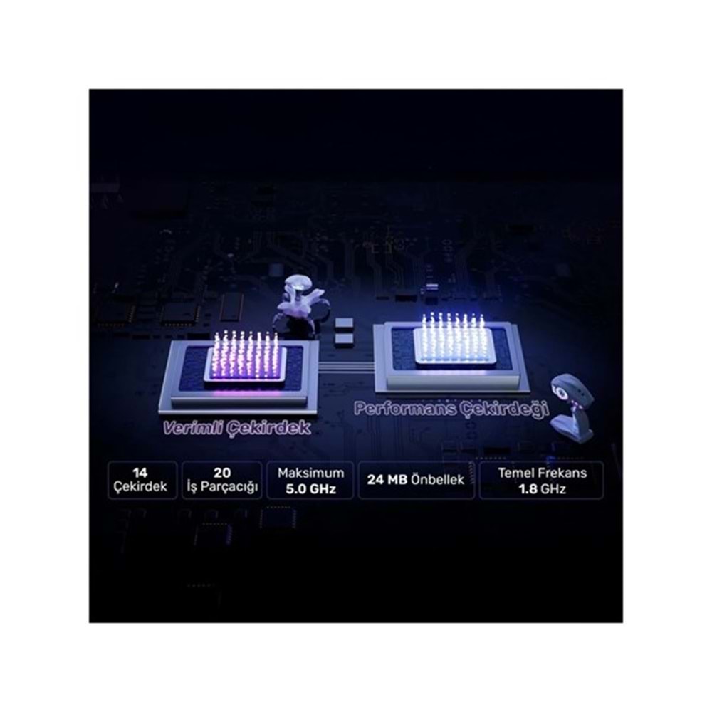 RAXIUS MP M1A İ9 3080-129H001 CORE i9 12900H 16GB RAM 512GB NVME RTX 3080 FDOS MINI PC