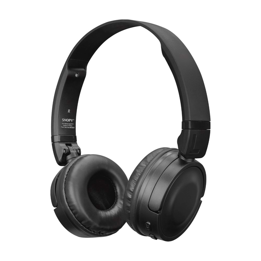 SNOPY SN-XBK33 BATTY TF KART ÖZELLİKLİ Siyah Bluetooth Kulaklık