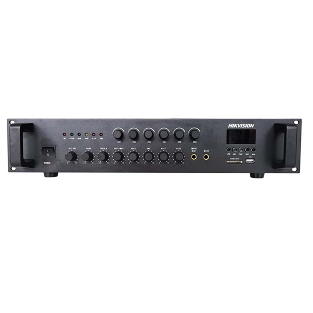HIKVISION DS-QAE0A120G1-VB6 6-bölgeli Analog 120W Amfi