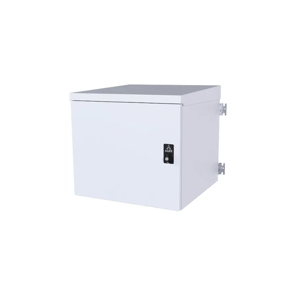 AGER 12U 600x600mm IP66 / IP55 Dış Ortam Duvar Tipi Çift Çıdarlı Kabinet AG-OB12U6060B2