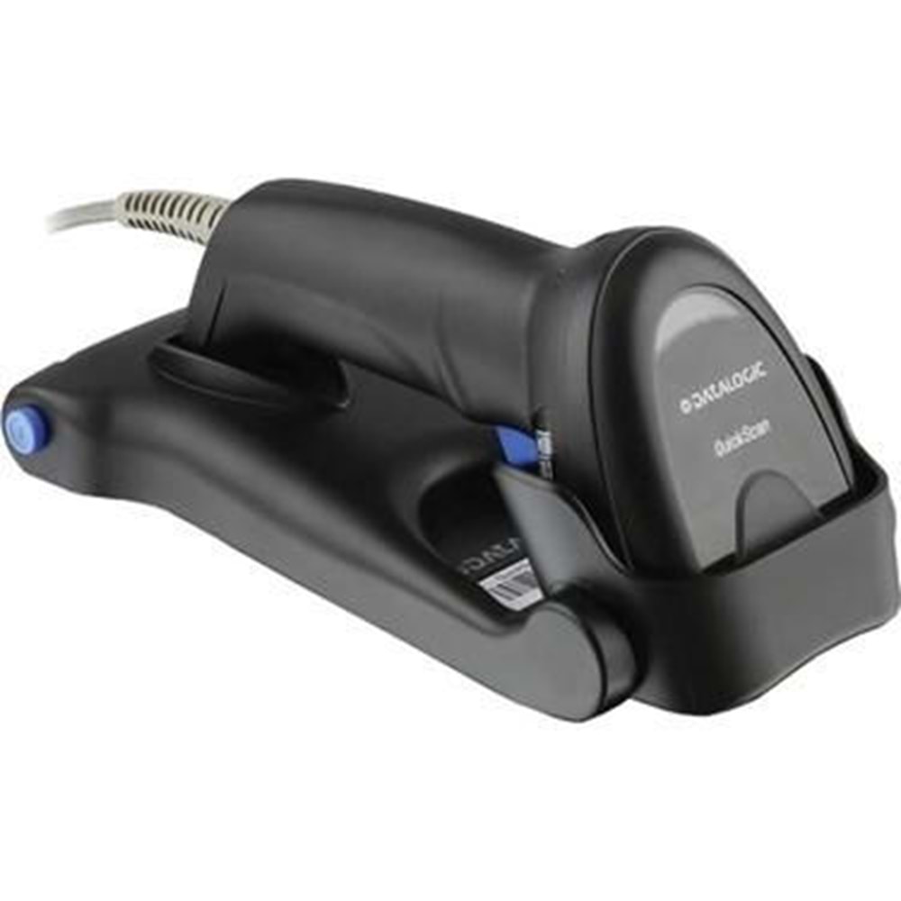 DATALOGIC 1D Laser QuickScan QD2220-BKK1S USB El Tipi Barkod Okuyucu Ayaklı