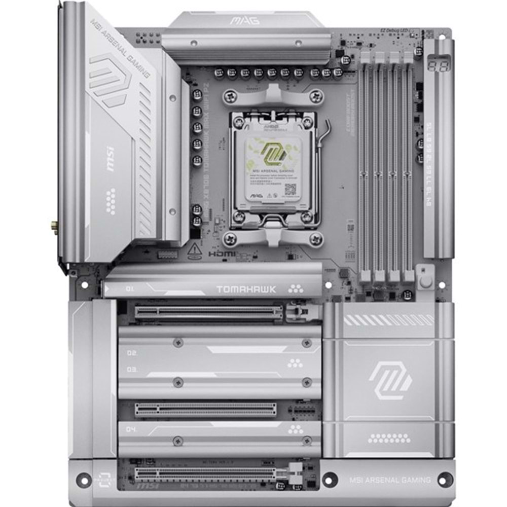 MSI MAG X870E TOMAHAWK MAX WIFI7 PZ DDR5 HDMI DP PCIe 16X v5.0 AM5 ATX