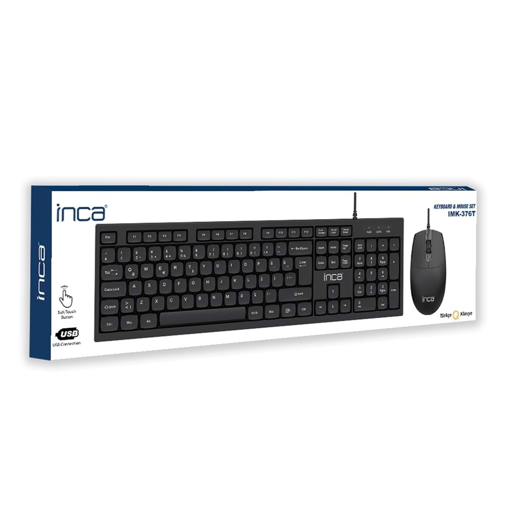 INCA USB Q Standart Klavye - Mouse Set IMK-376T