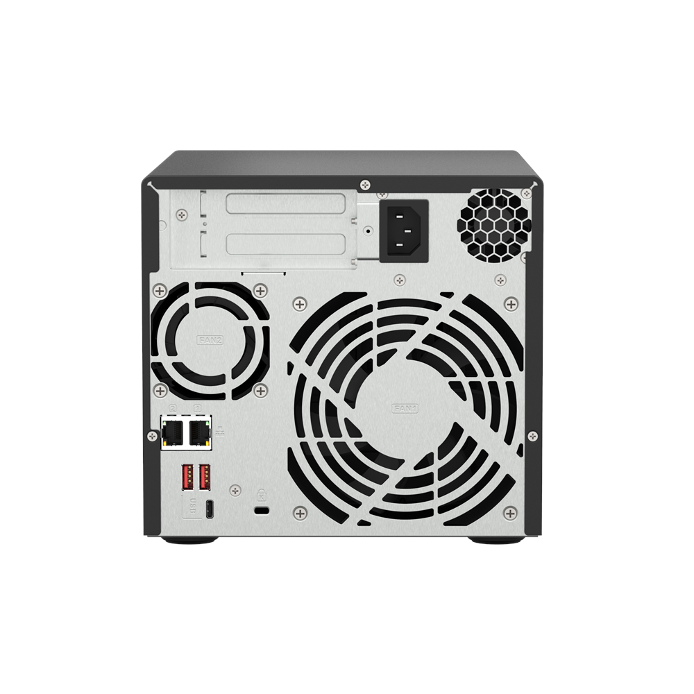 QNAP 4diskli Ryzen V1500B-8GB RAM-2-2.5GbE Nas Server TS-473A