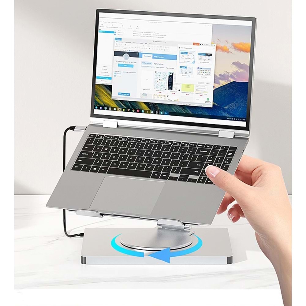 Codegen 10 in 1 Çok Fonksiyonlu Type-C Hub Notebook Macbook Standı Usb-C Docking Station NSC-101