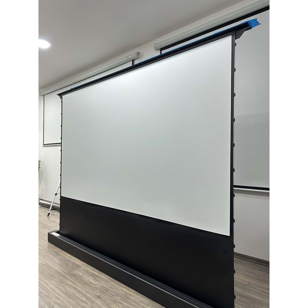 CODEGEN 212x123 cm Taşınabilir Portatif Elektrikli Pull Up Floor Screen Projeksiyon Perdesi PEX-200