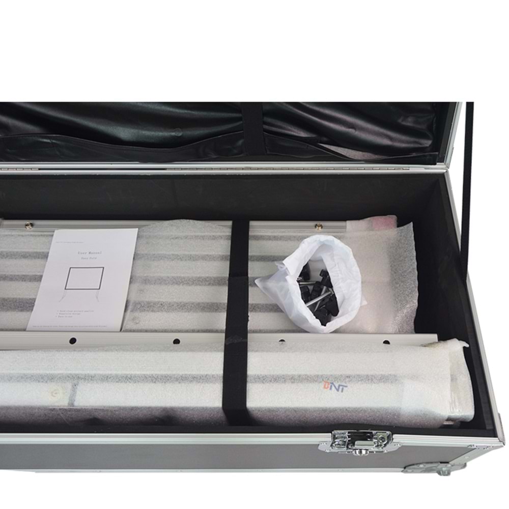 CODEGEN FF-30 300x225 cm Katlanabilir Taşınabilir Alüminyum Çerçeveli Fast Fold Projeksiyon Perdesi