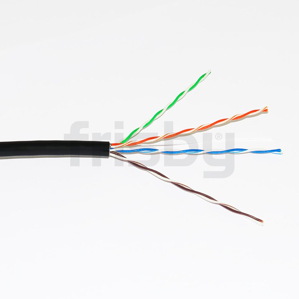 FRISBY 305metre 26AWG Siyah CCA CAT5e Kablo FNW-CAT525