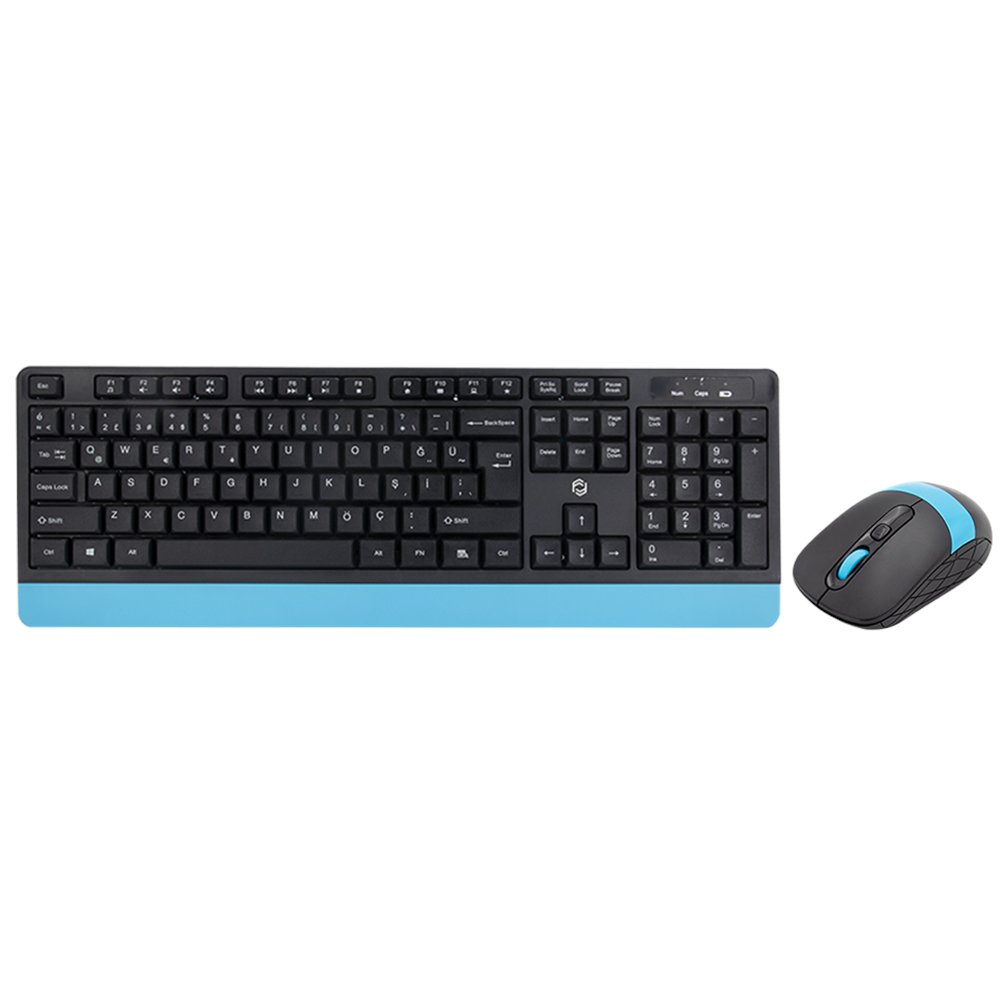 FRISBY FK-4885QU Kablosuz Q Trk Mavi Klavye - Mouse Set 
