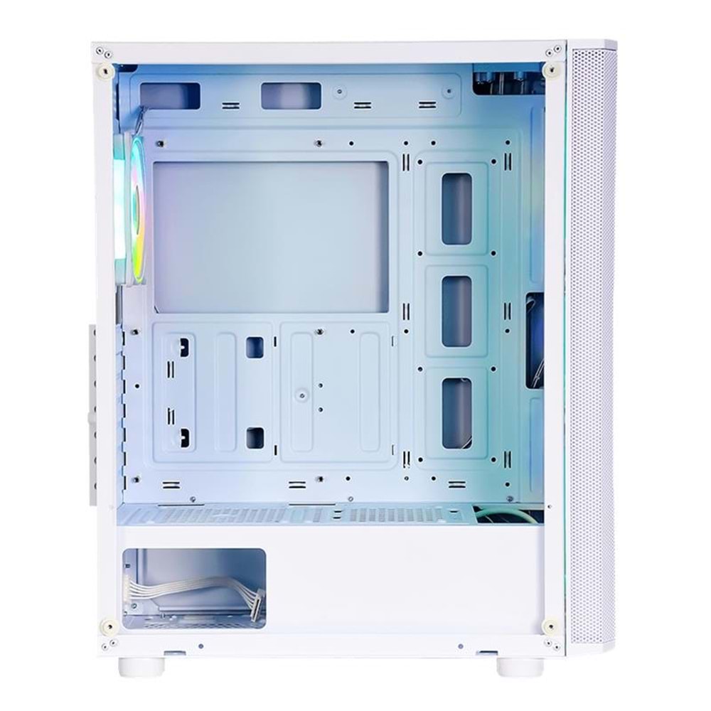 FRISBY 650w 80+ CM-106 ARGB Gaming Mid-Tower PC Kasası Beyaz